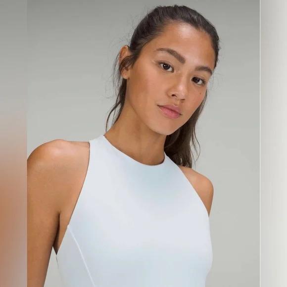 Lululemon Court Crush Tennis Dress Powder Blue / White - Picture 2 of 9